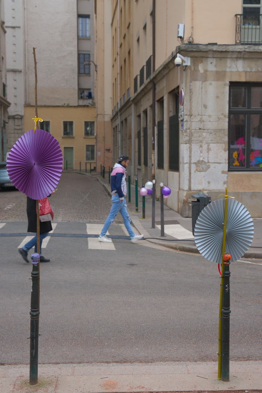 Rose et Violet